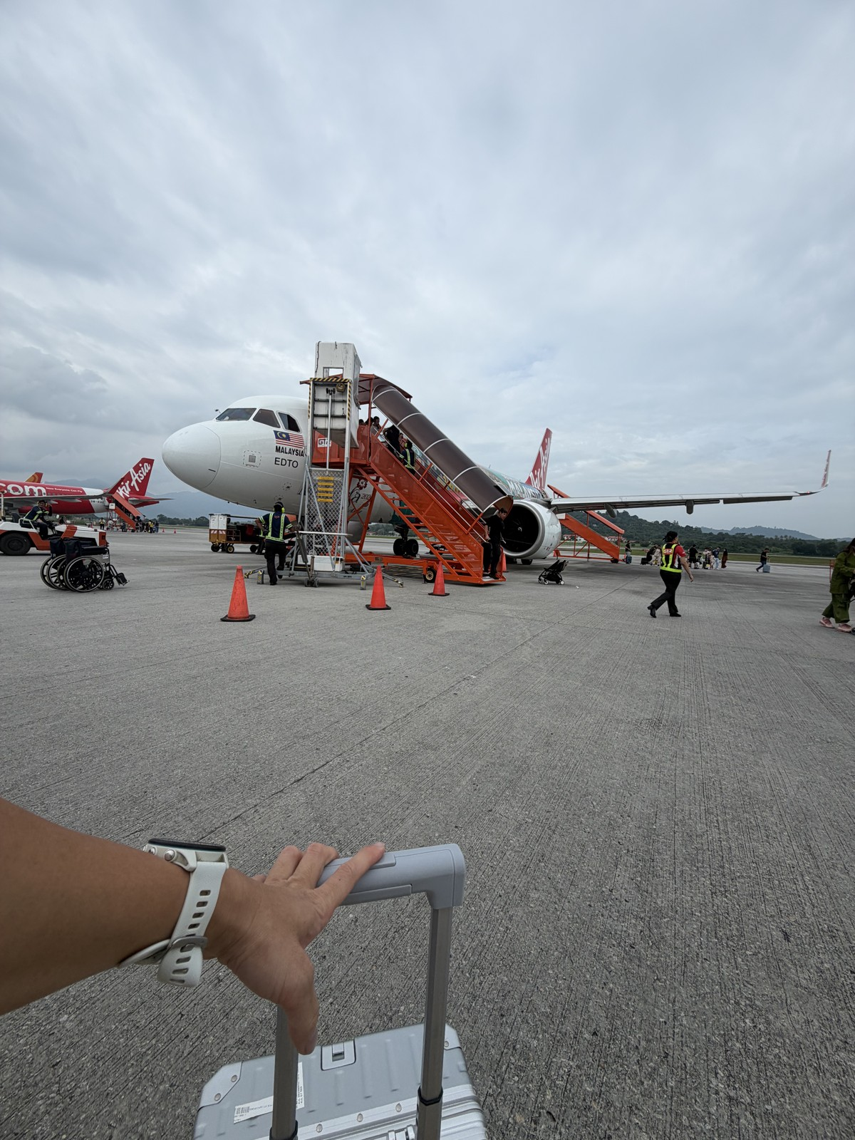 KLからランカウイへ向かう飛行機